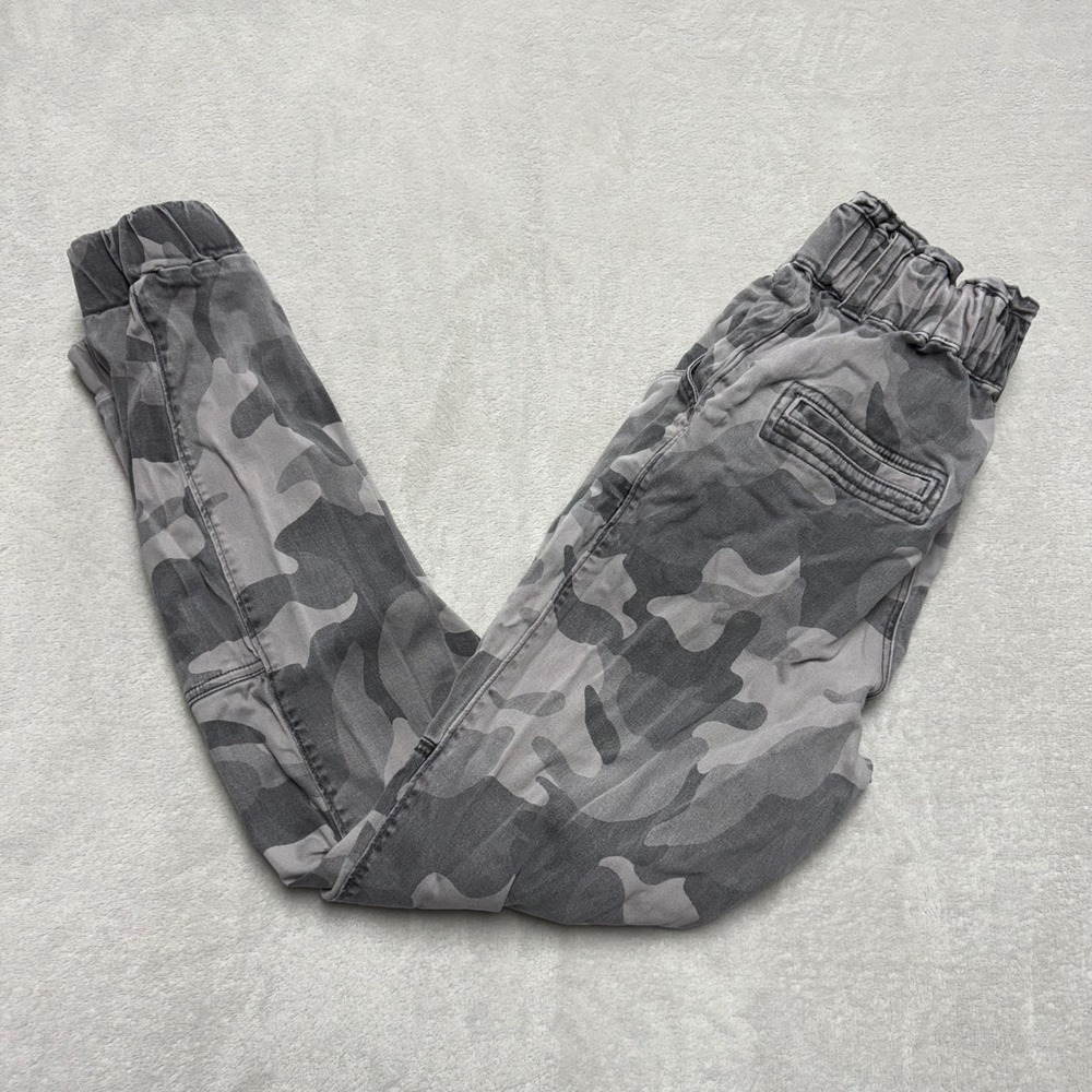 Hollister Grey Camo Ultra High-Rise Belted Jogger Pants Small